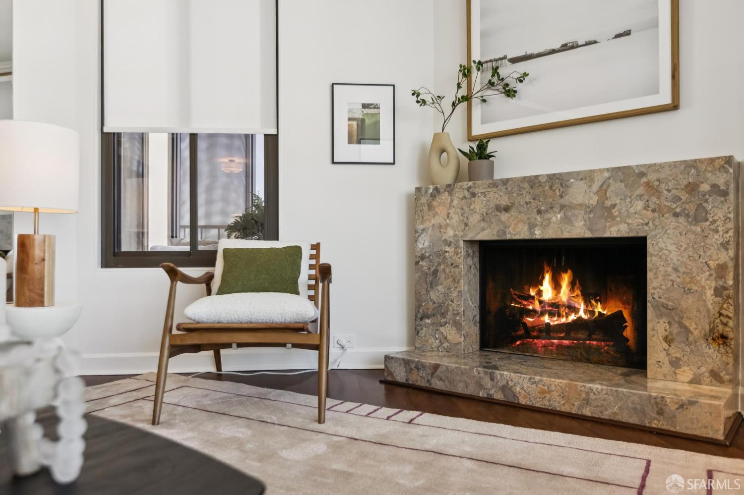 150 Lombard Street, Unit 807 San Francisco, CA 94111 - Photo 11 of 68 a living room with furniture and a fireplace