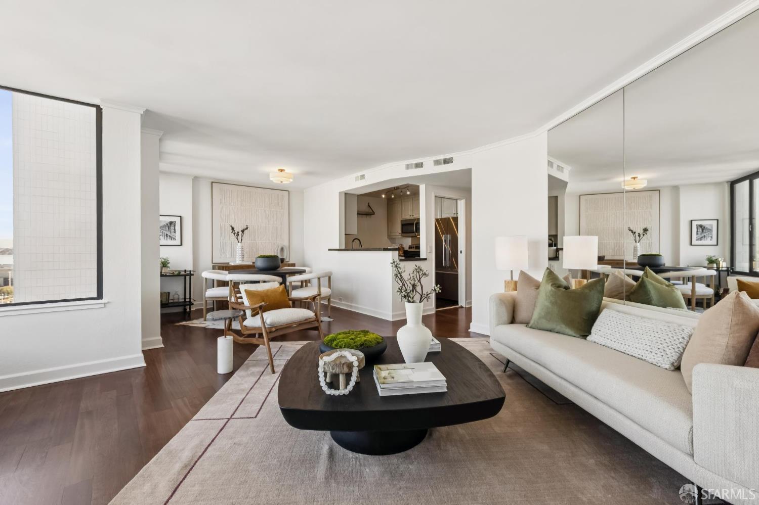 150 Lombard Street, Unit 807 San Francisco, CA 94111 - Photo 15 of 68 a living room with furniture and a wooden floor