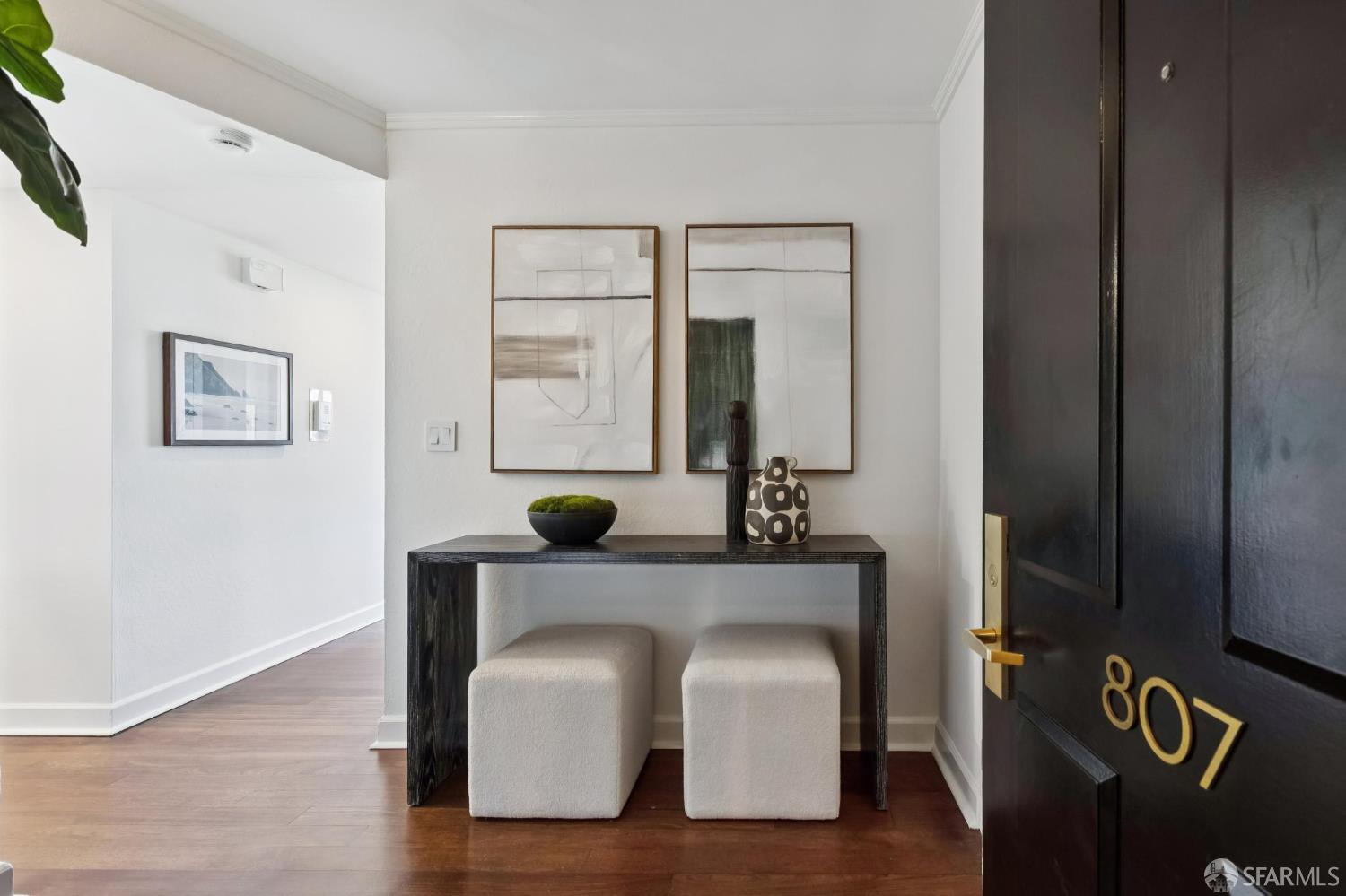 150 Lombard Street, Unit 807 San Francisco, CA 94111 - Photo 2 of 68 a view of living room and workspace