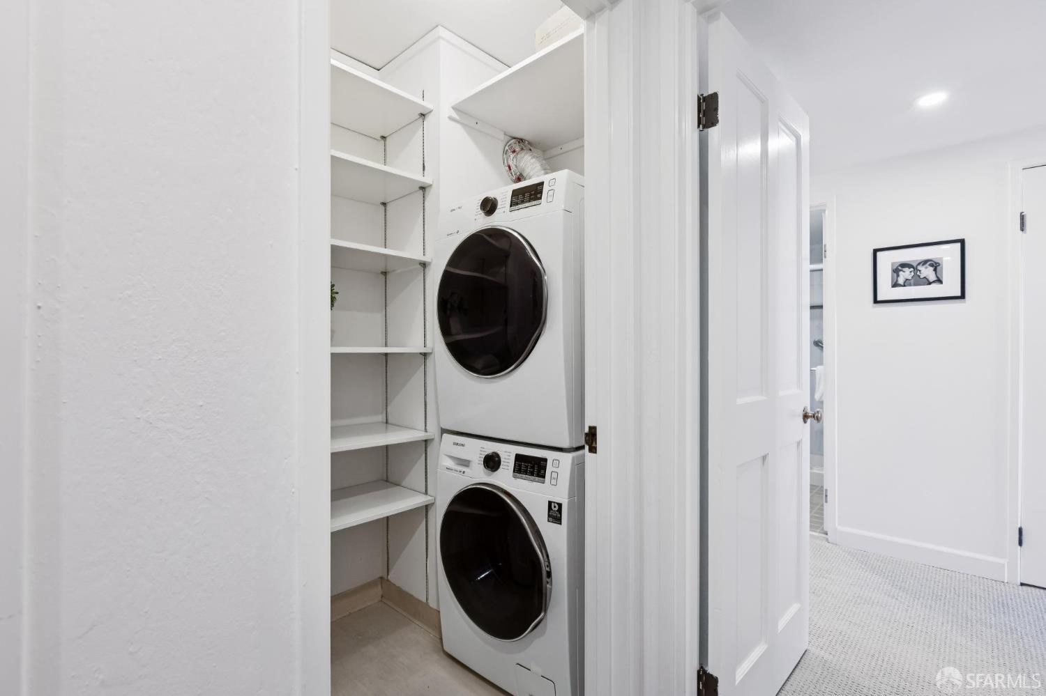 150 Lombard Street, Unit 807 San Francisco, CA 94111 - Photo 53 of 68 a utility room with dryer and washer