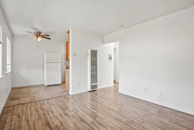 wooden floor in an empty room