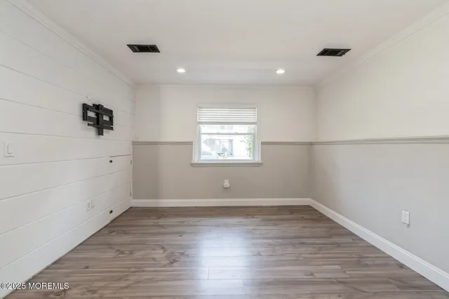wooden floor in an empty room