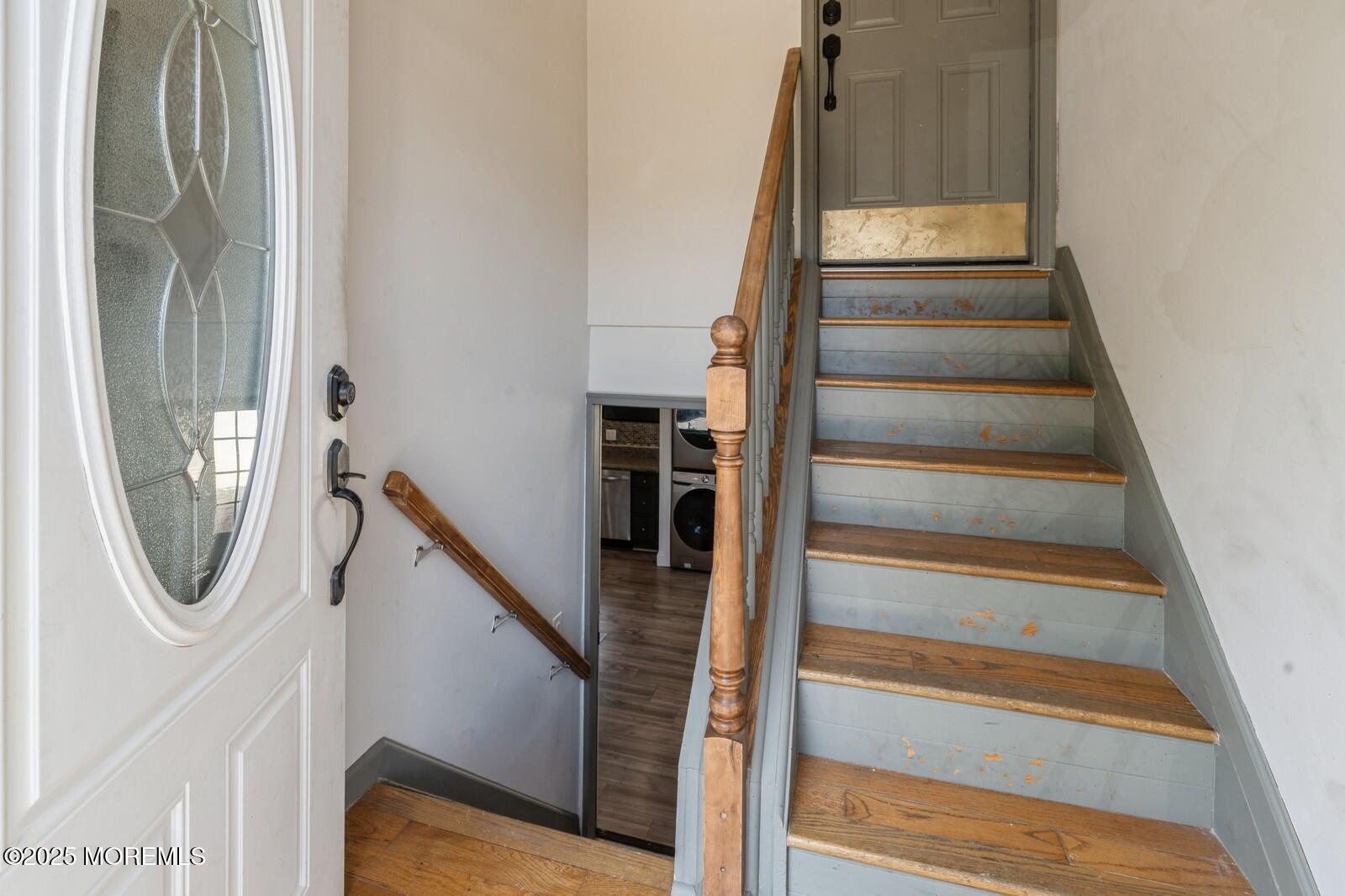 52 Atlantic Street, Unit 2 Highlands, NJ 07732 - Photo 26 of 35 a view of staircase with wooden floor and stairs