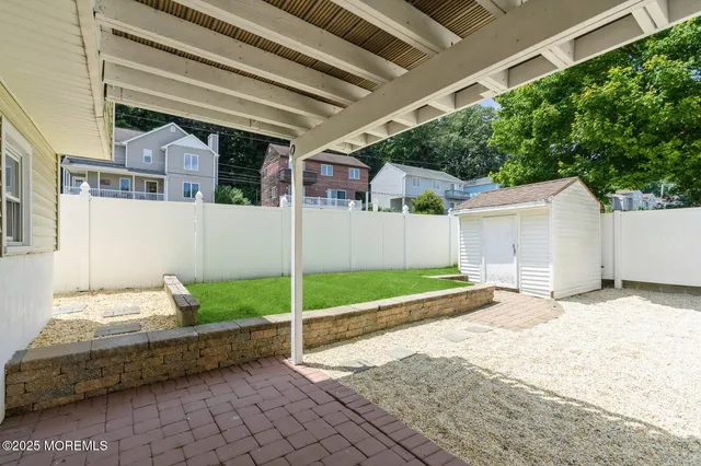 a house with trees in front of it