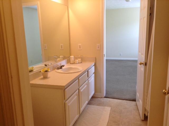 7308 Middlebrook Circle Nashville, TN 37221 - Photo 15 of 20 a bathroom with a double vanity sink and a mirror