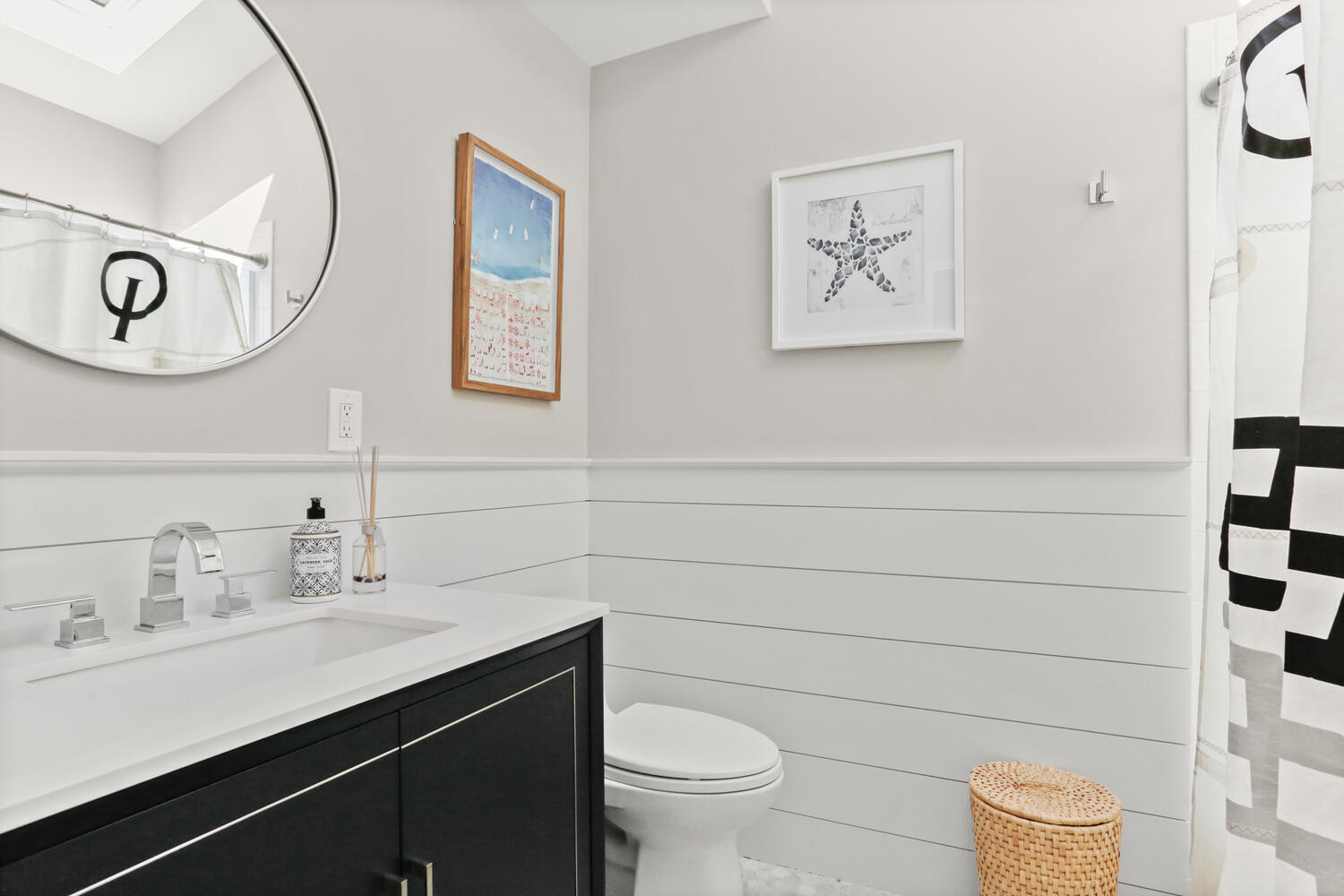 42 Pine Point Road Rowayton, CT 06853 - Photo 19 of 32 a bathroom with a toilet a sink and mirror