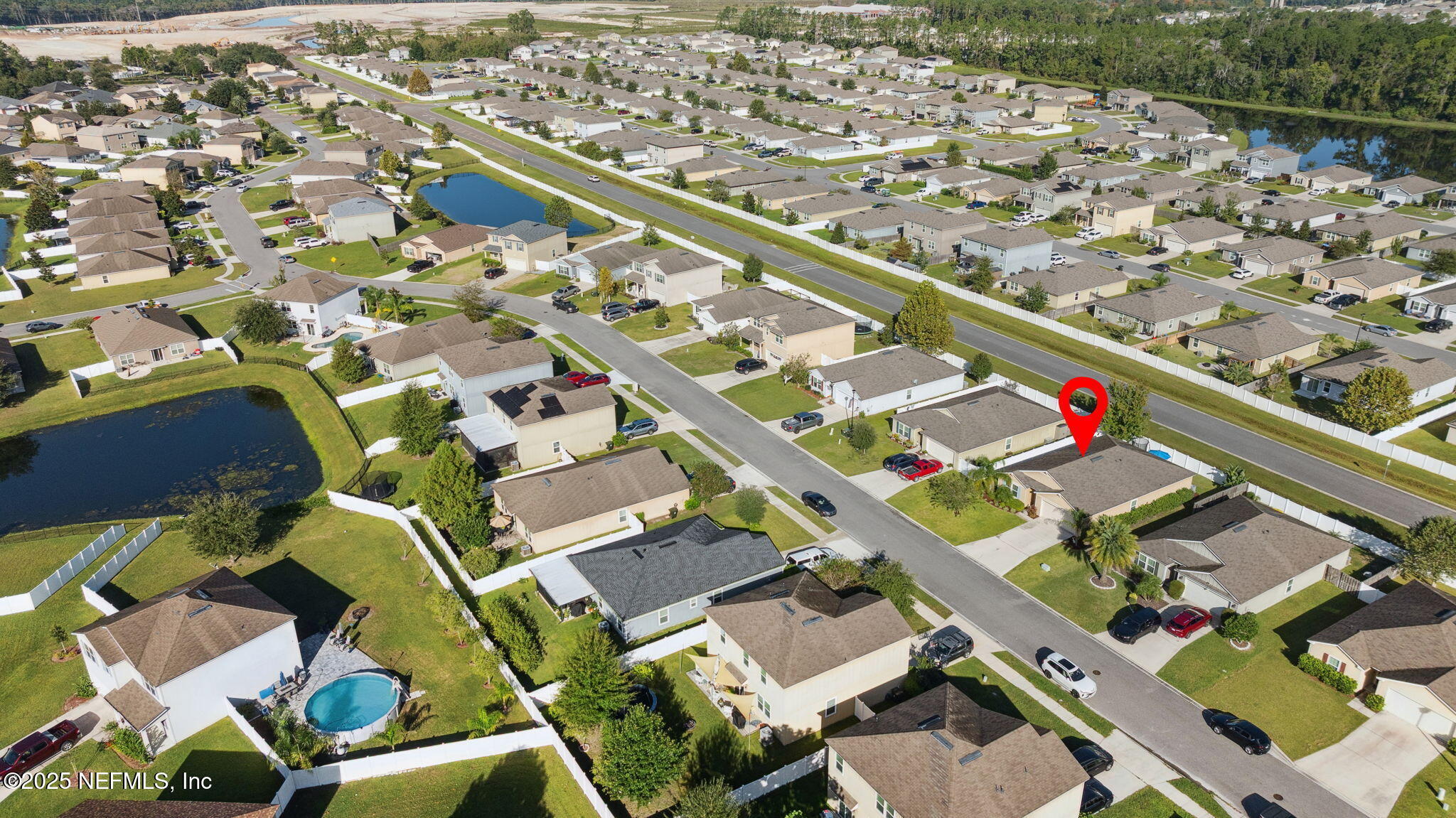 3356 Canyon Falls Drive Green Cove Springs, FL 32043 - Photo 40 of 66 an aerial view of residential houses with outdoor space