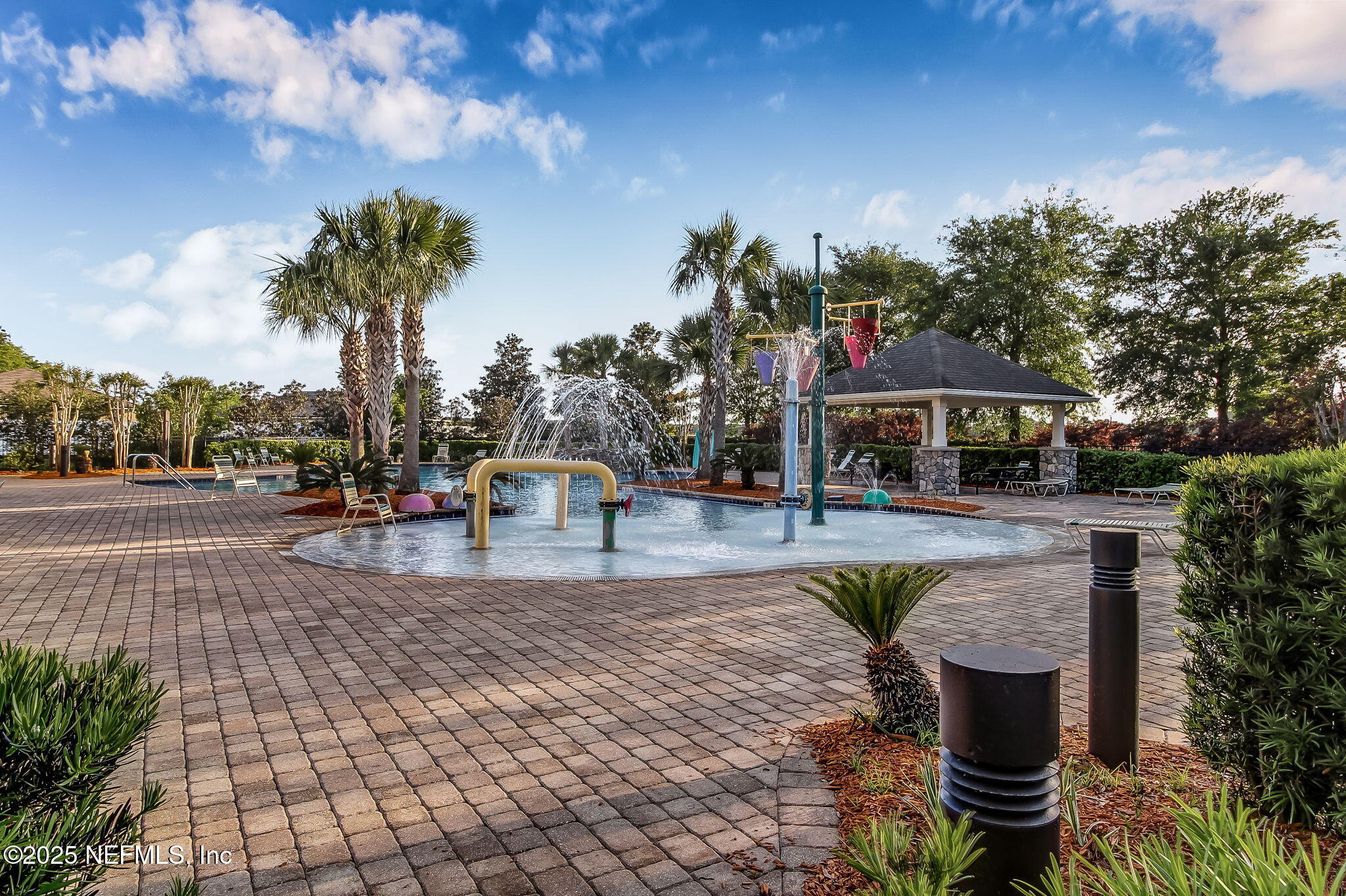 3356 Canyon Falls Drive Green Cove Springs, FL 32043 - Photo 50 of 66 a view of a water fountain in the middle of a yard