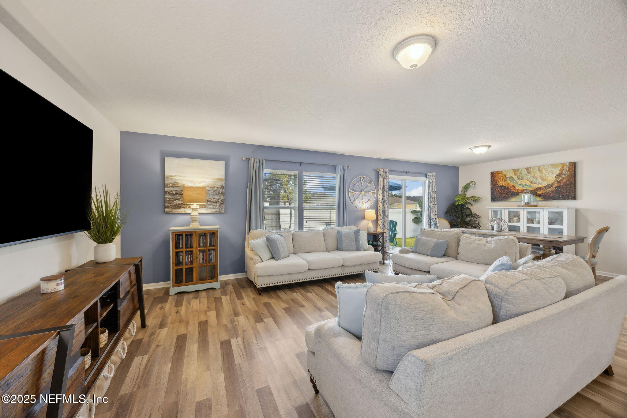 3356 Canyon Falls Drive Green Cove Springs, FL 32043 - Photo 7 of 66 a living room with furniture and a flat screen tv