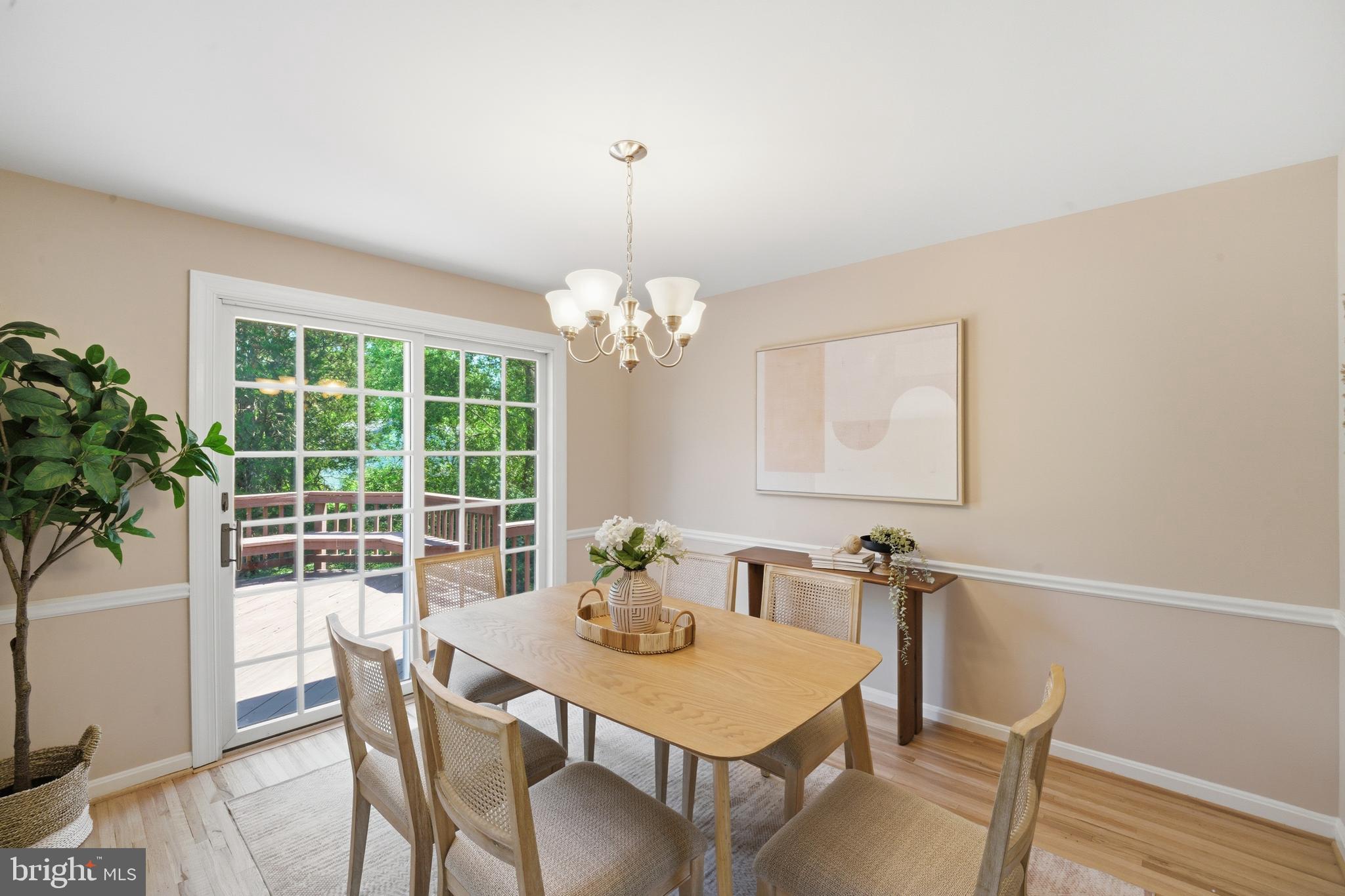 13309 Old Forge Road Silver Spring, MD 20904 - Photo 10 of 52 a view of a dining room with furniture window and wooden floor