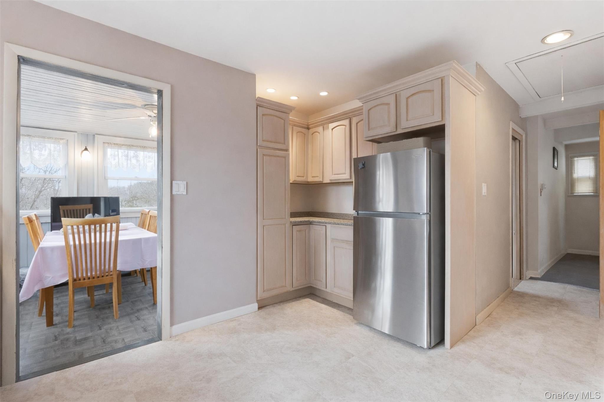 51 Johnson Street Lake Peekskill, NY 10537 - Photo 13 of 29 a view of kitchen with furniture and refrigerator