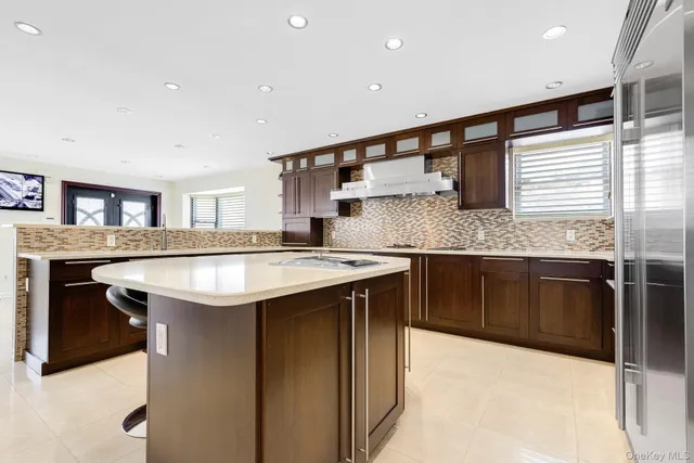 a view of walk in closet with window