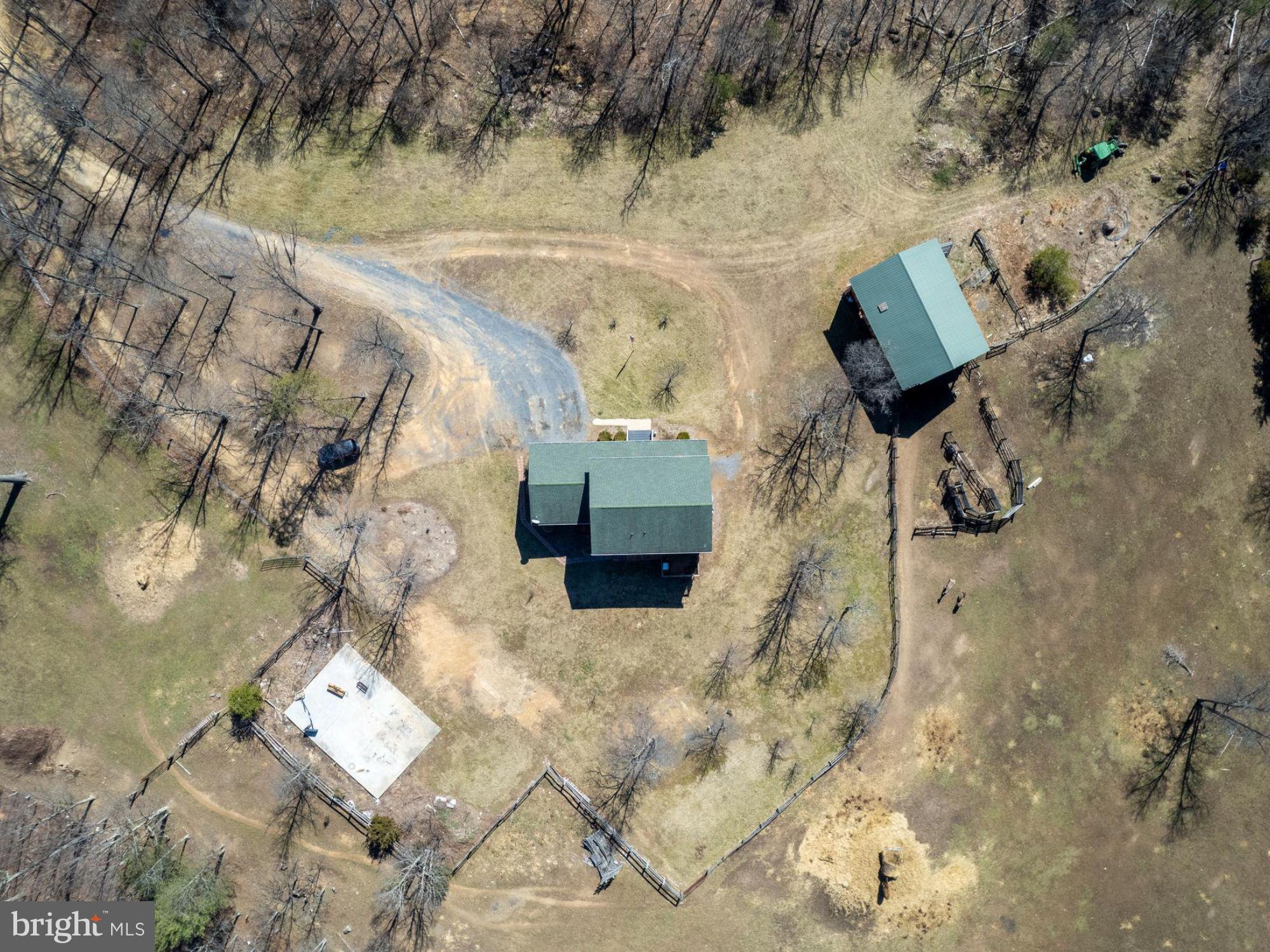 2158 Star Tannery Road Star Tannery, VA 22654 - Photo 20 of 23 an aerial view of a house with a yard