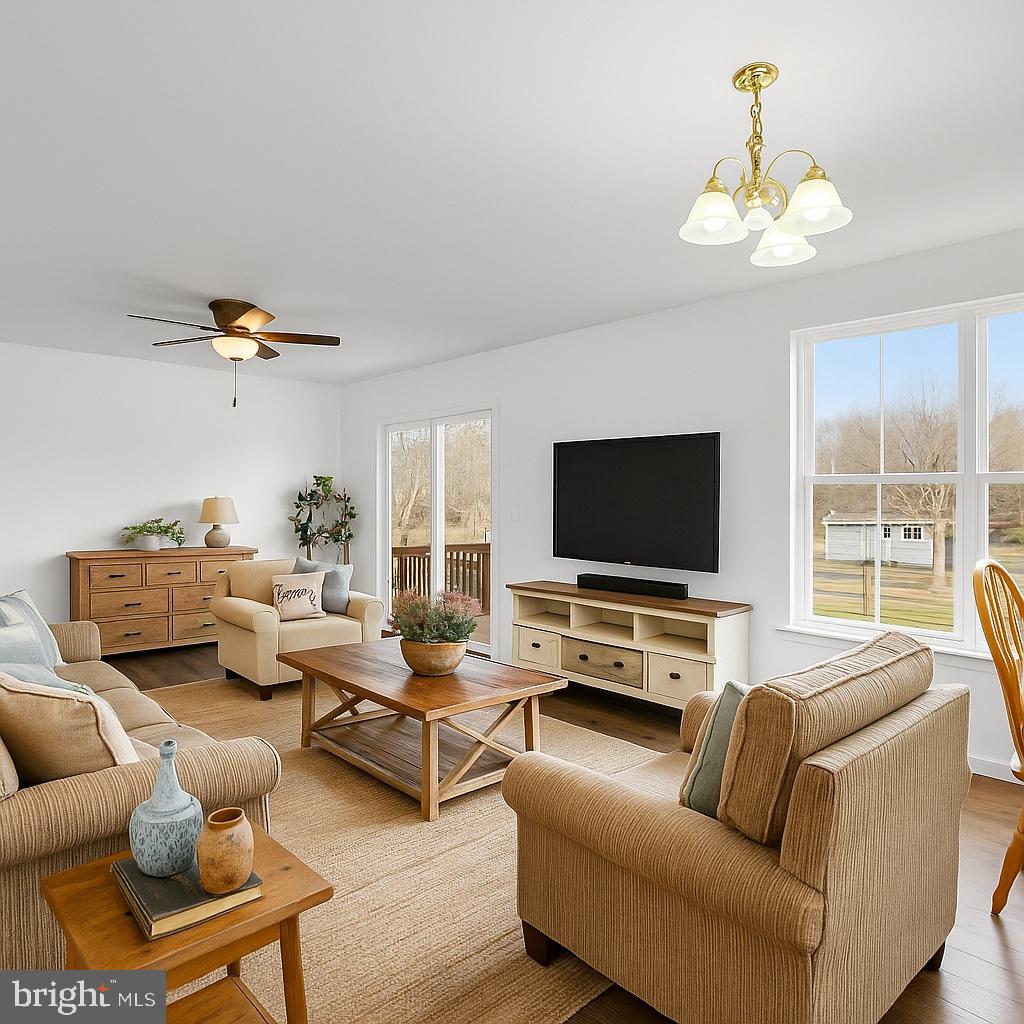 2158 Star Tannery Road Star Tannery, VA 22654 - Photo 3 of 23 a living room with furniture and a flat screen tv