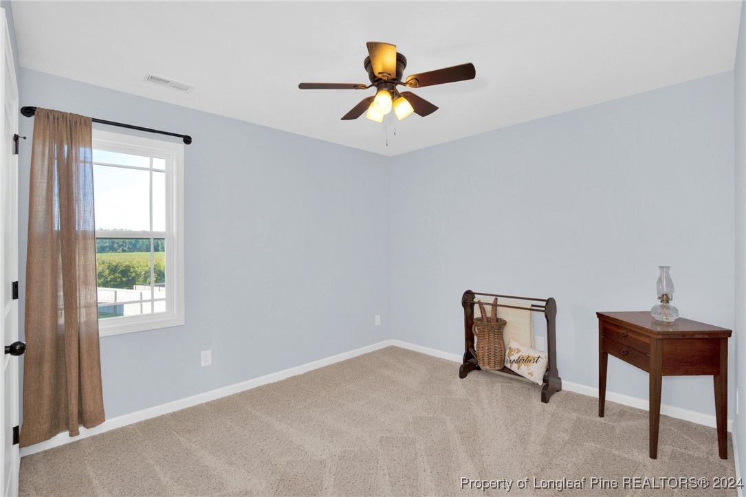 11 Rainmaker Street Linden, NC 28356 - Photo 21 of 32 a view of workspace with wooden floor and windows