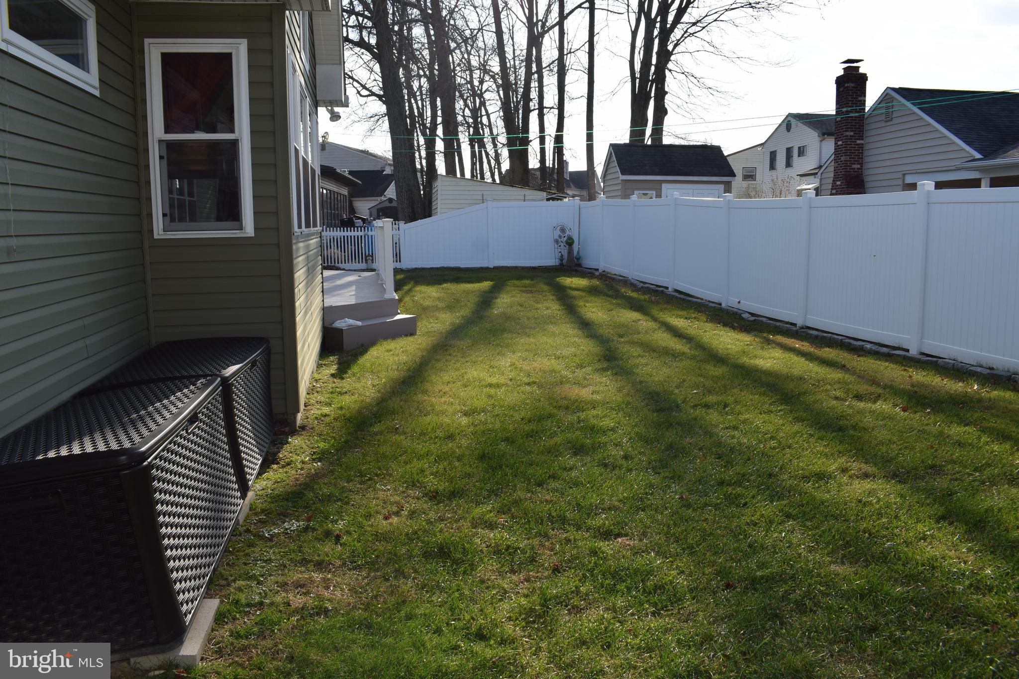 503 Fairhurst Road Fairless Hills, PA 19030 - Photo 10 of 12 PVC privacy fence