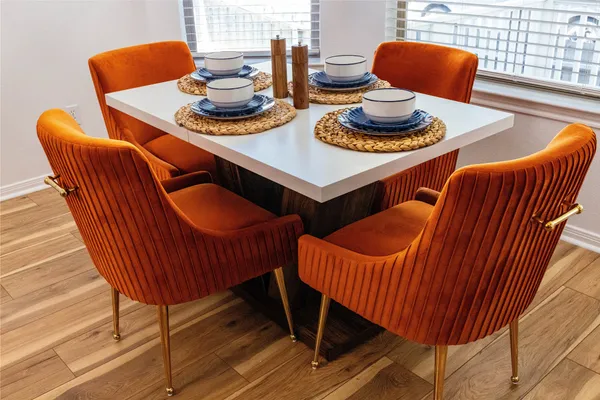 a table and a table with chairs