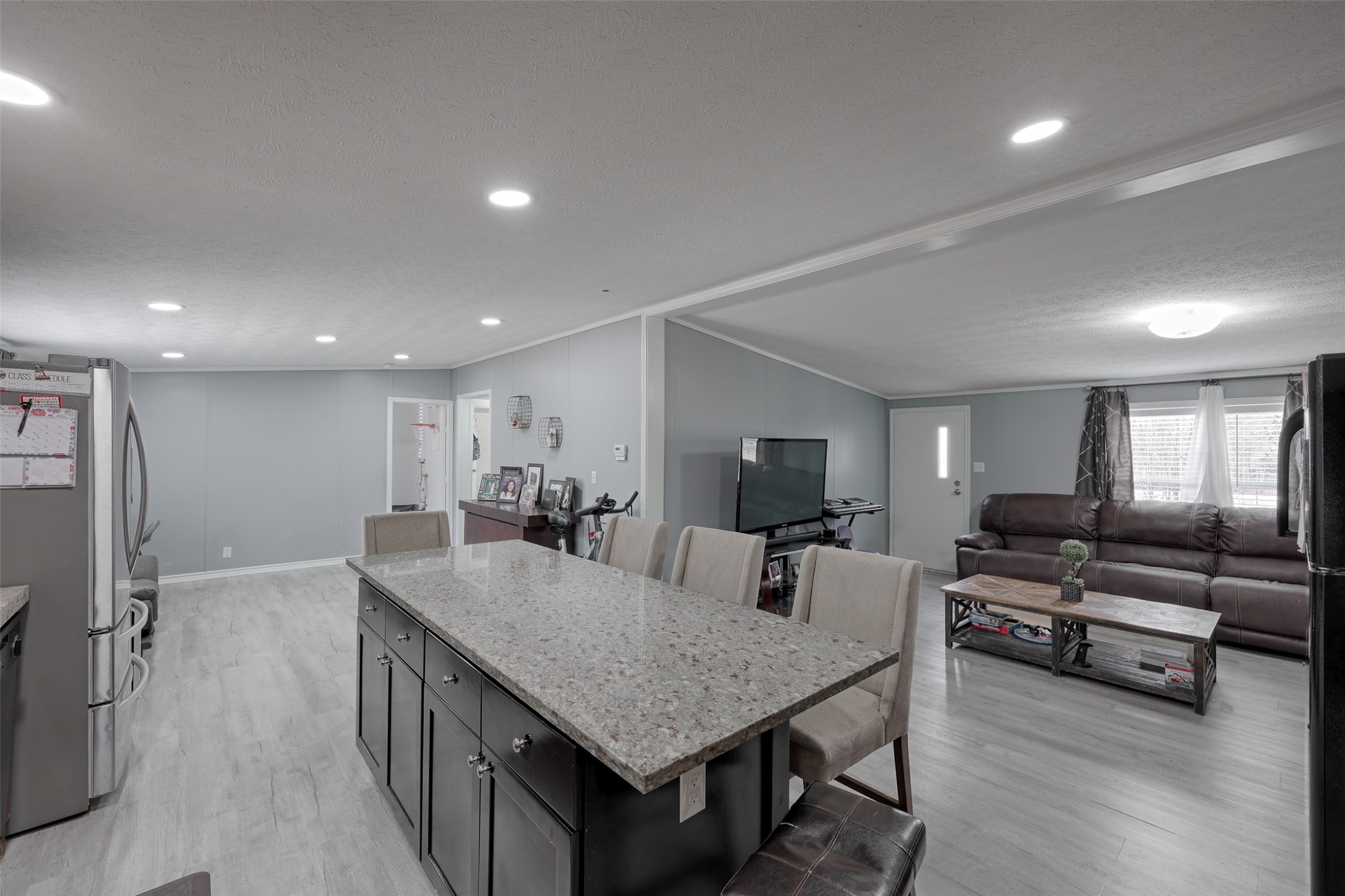 2373 Crockett Martin Road Conroe, TX 77306 - Photo 12 of 34 Large Island centered in the heart of the home.