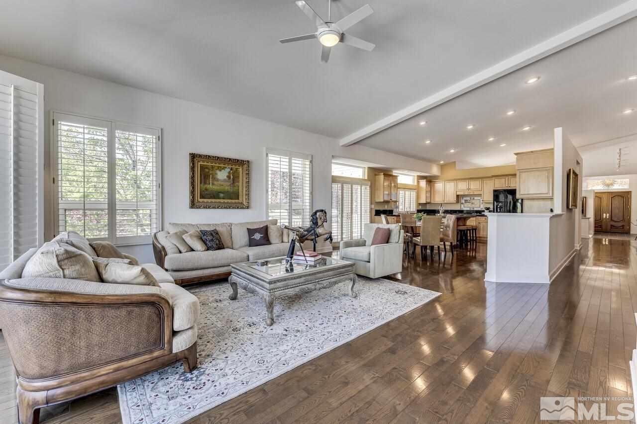 4370 Juniper Trail Reno, NV 89519 - Photo 20 of 40 a living room with furniture and wooden floor