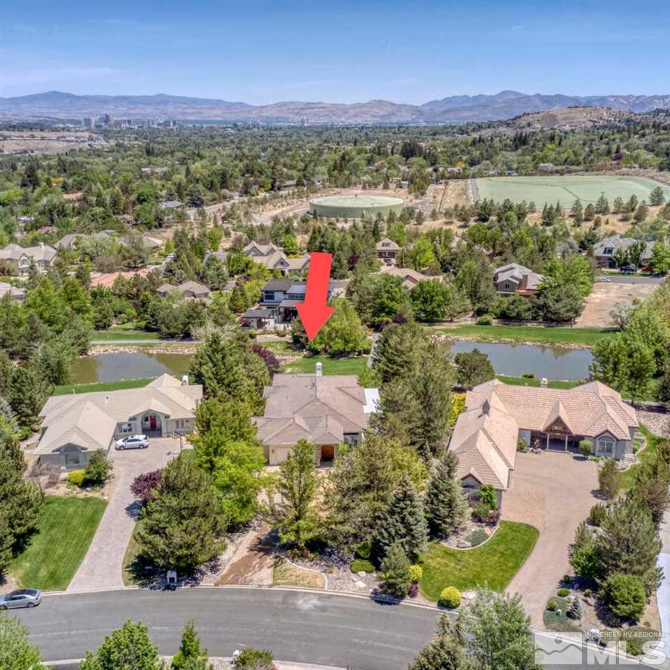 4370 Juniper Trail Reno, NV 89519 - Photo 3 of 40 an aerial view of residential house with outdoor space