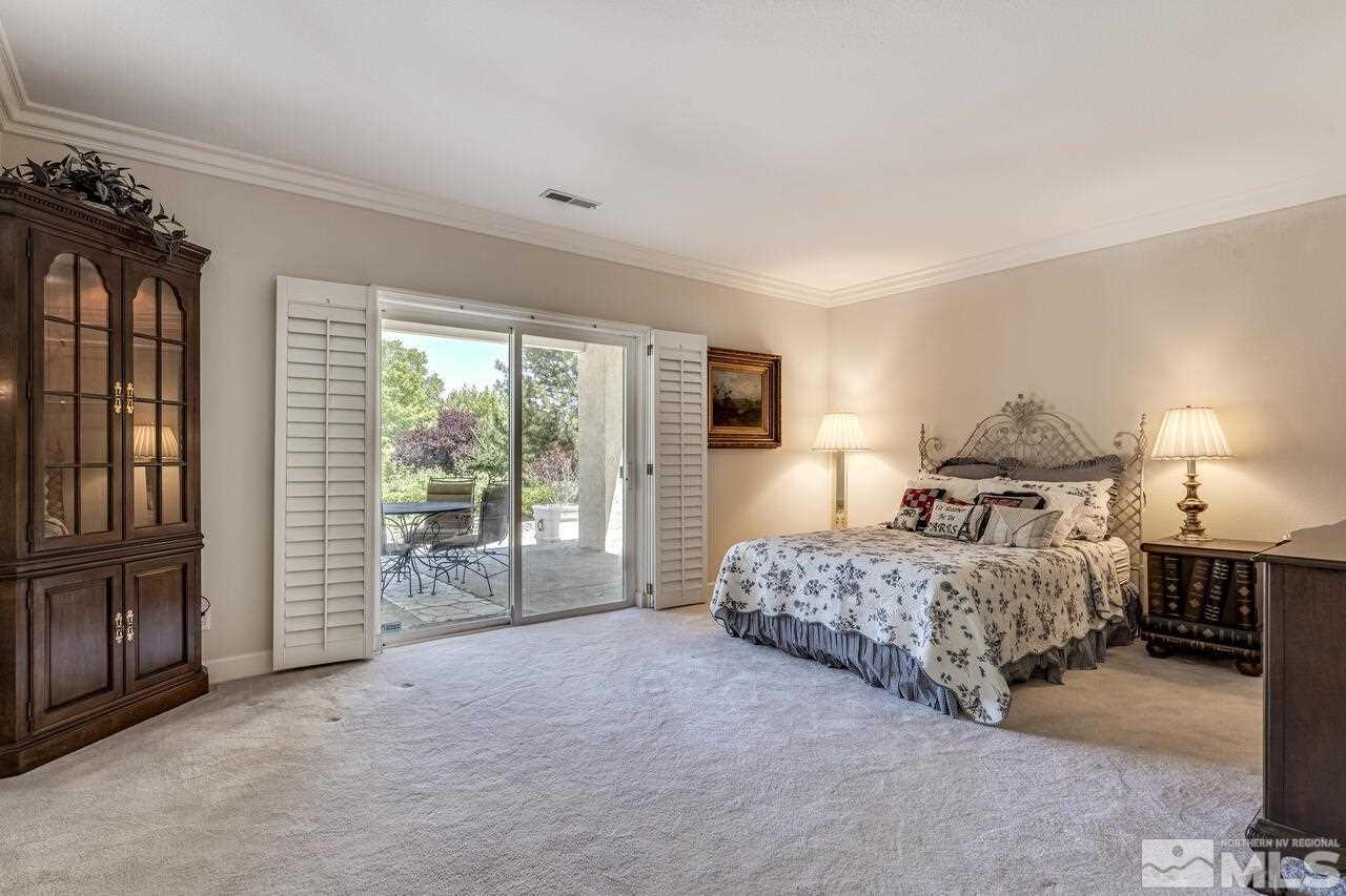 4370 Juniper Trail Reno, NV 89519 - Photo 31 of 40 a spacious bedroom with a bed and large windows