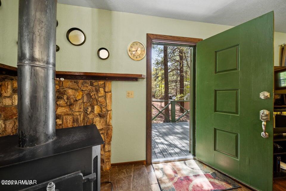 5801 Apache Trail Pinetop, AZ 85935 - Photo 15 of 39 a view of entryway with wooden floor