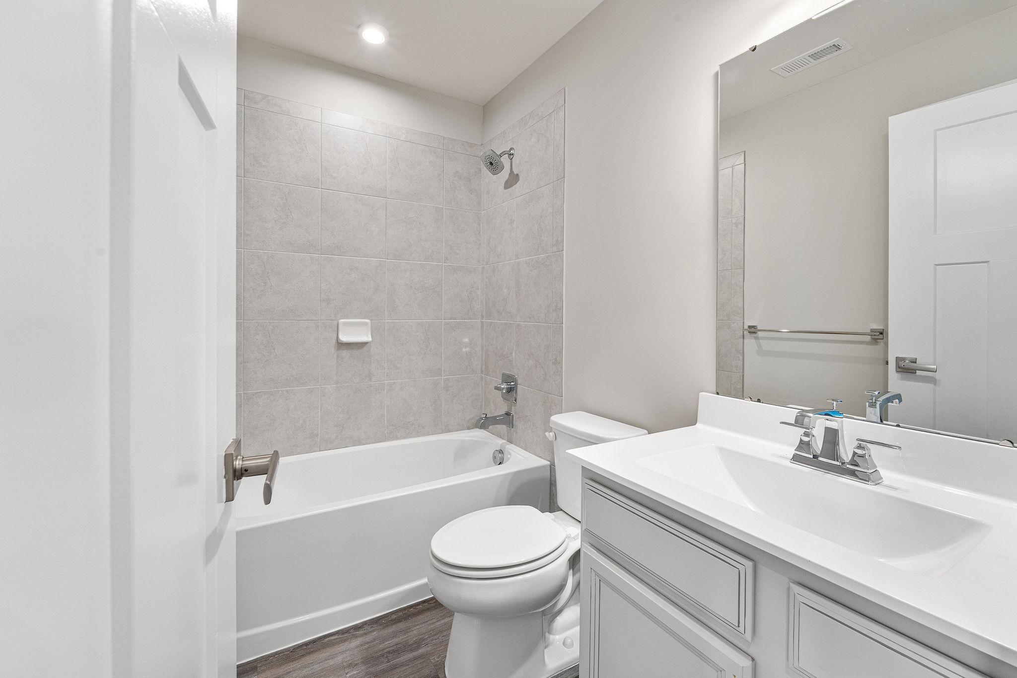 2 Sparrow Circle Sewell, NJ 08080 - Photo 22 of 24 Modern second floor hallway bathroom.