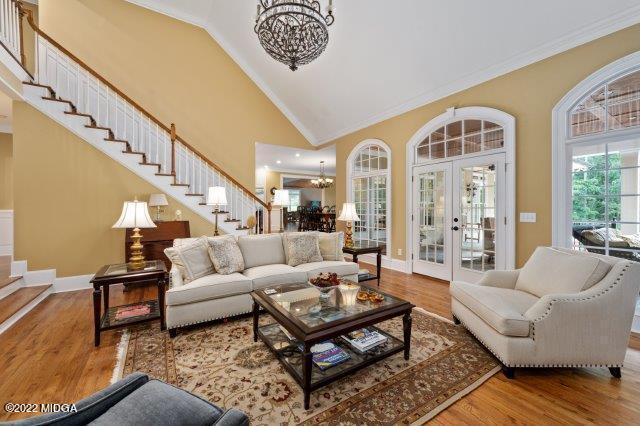 7959 Whittle Road Macon, GA 31220 - Photo 21 of 49 a living room with furniture ceiling fan and a rug