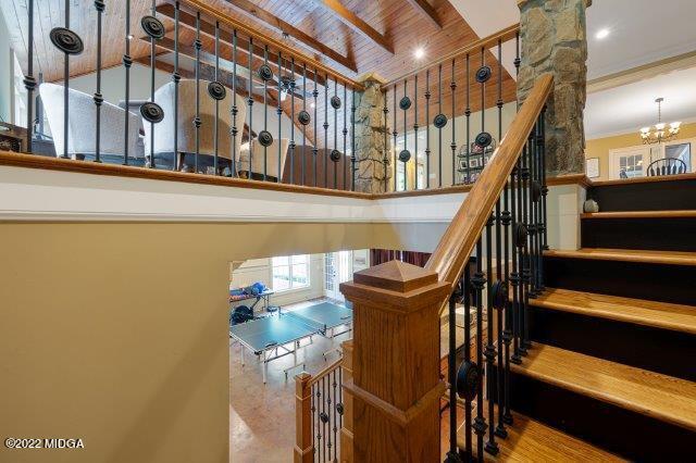 7959 Whittle Road Macon, GA 31220 - Photo 37 of 49 a view of entryway and hall with wooden floor