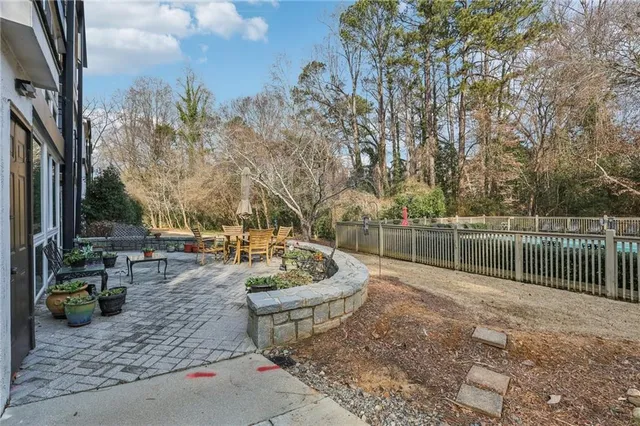 a view of outdoor space and patio