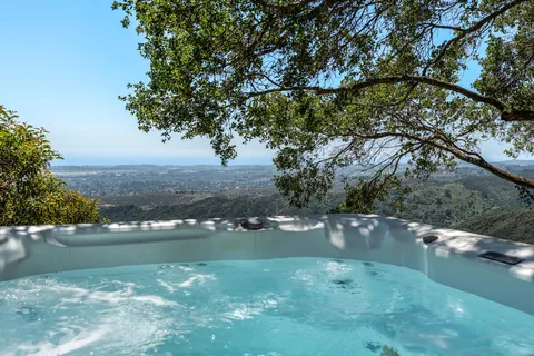 a view of outdoor space with green space