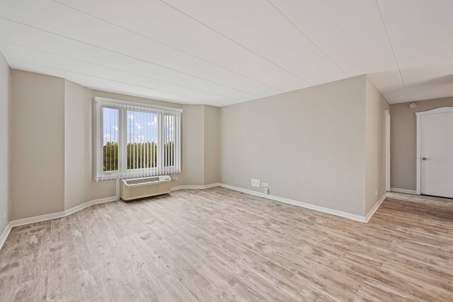 1 Renaissance Place, Unit 719 Palatine, IL 60067 - Photo 6 of 20 a view of an empty room with wooden floor and a window