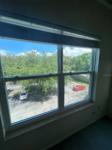 a view of a room with window