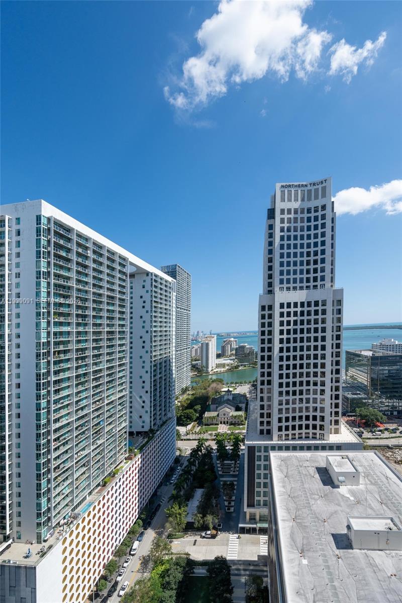 68 Southeast 6th Street, Unit 2507 Miami, FL 33131 - Photo 27 of 47 a view of a city with tall buildings