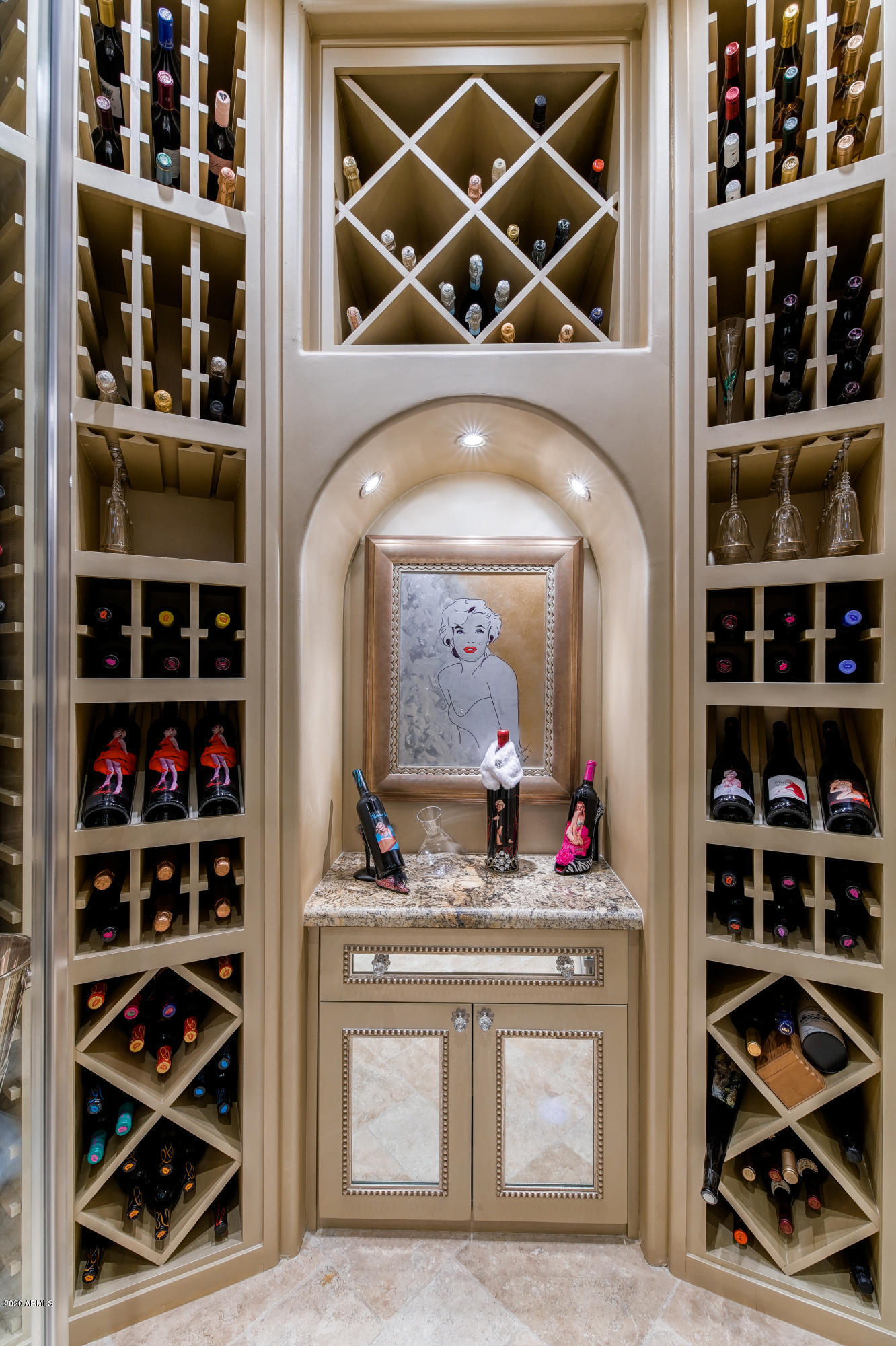 8932 East Mountain Spring Road Scottsdale, AZ 85255 - Photo 27 of 78 close_look_wine_room