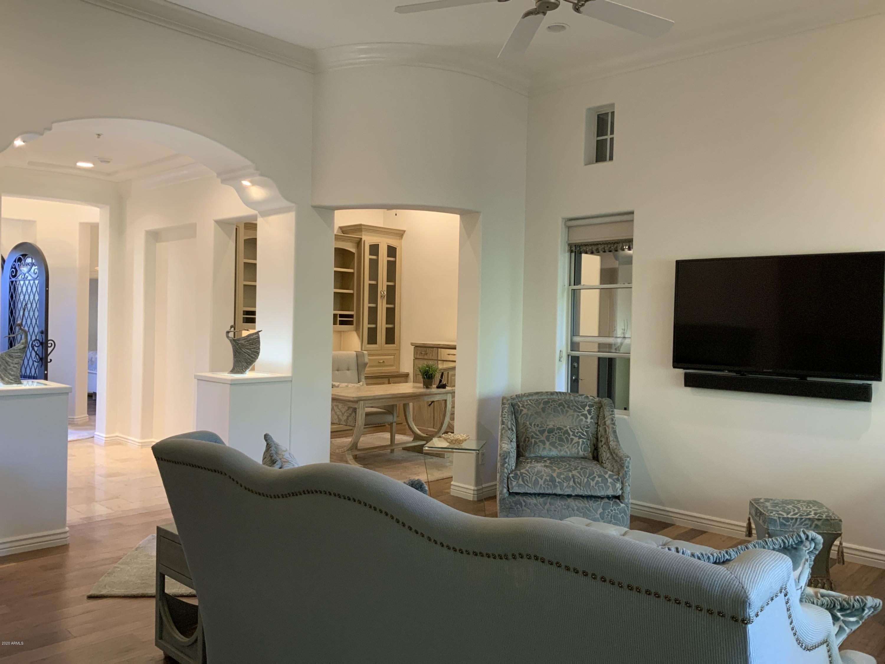 8932 East Mountain Spring Road Scottsdale, AZ 85255 - Photo 46 of 78 TV STAYS IN Great room