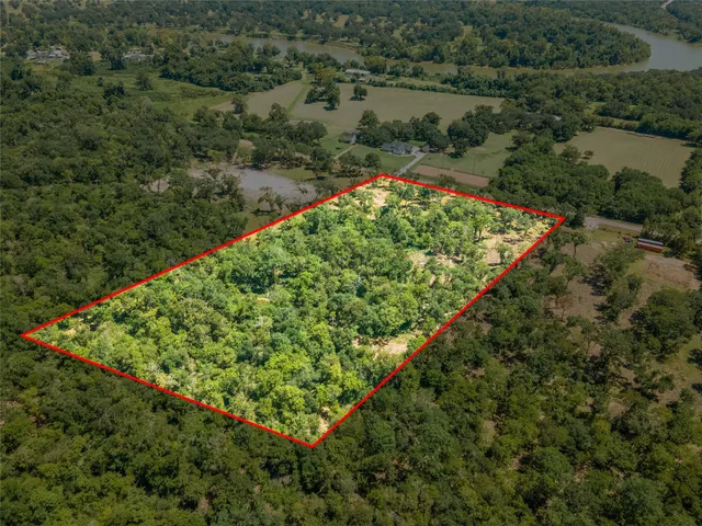 an aerial view of garden