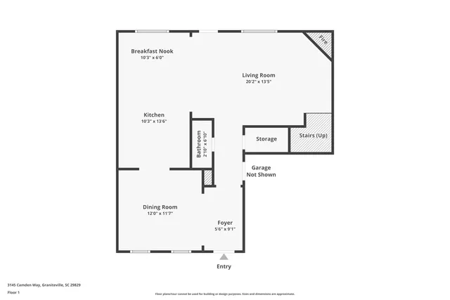 $274,900 | 3145 Camden Way, Graniteville, SC 29829