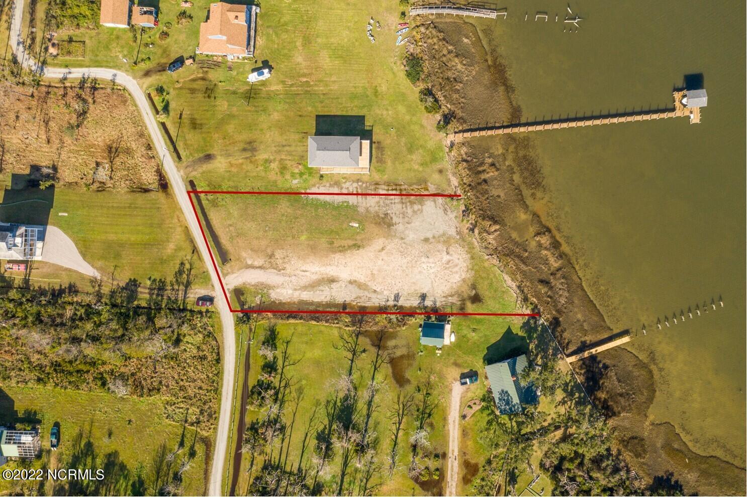 140 Taylor Road Marshallberg, NC 28553 - Photo 2 of 16 lot lines 2