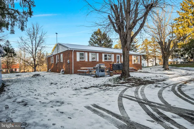 a backyard of a house