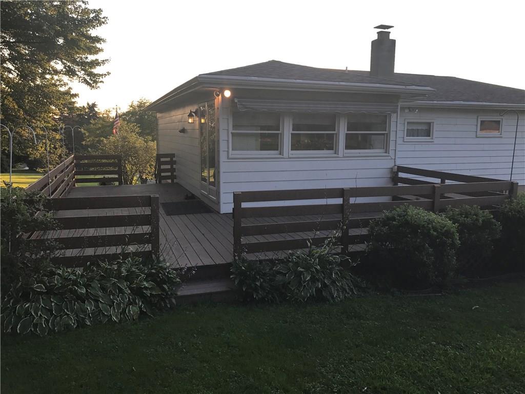 134 Atlantic Road New Derry, PA 15671 - Photo 2 of 9 Large wrap around deck with Electric Roll Out Canvas Sun Roof