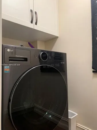 a close up of a washer and dryer