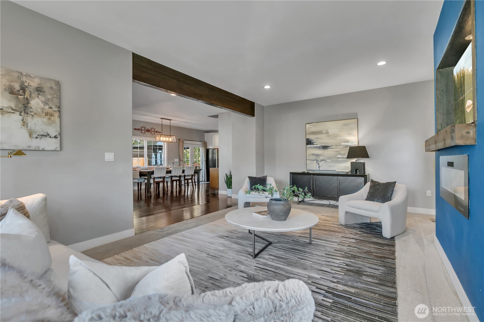 204 5th Avenue Milton, WA 98354 - Photo 11 of 37 a living room with furniture and a table