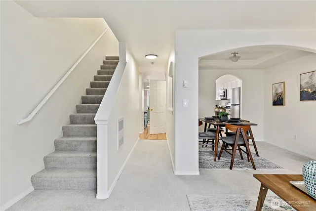 a view of entryway and hall