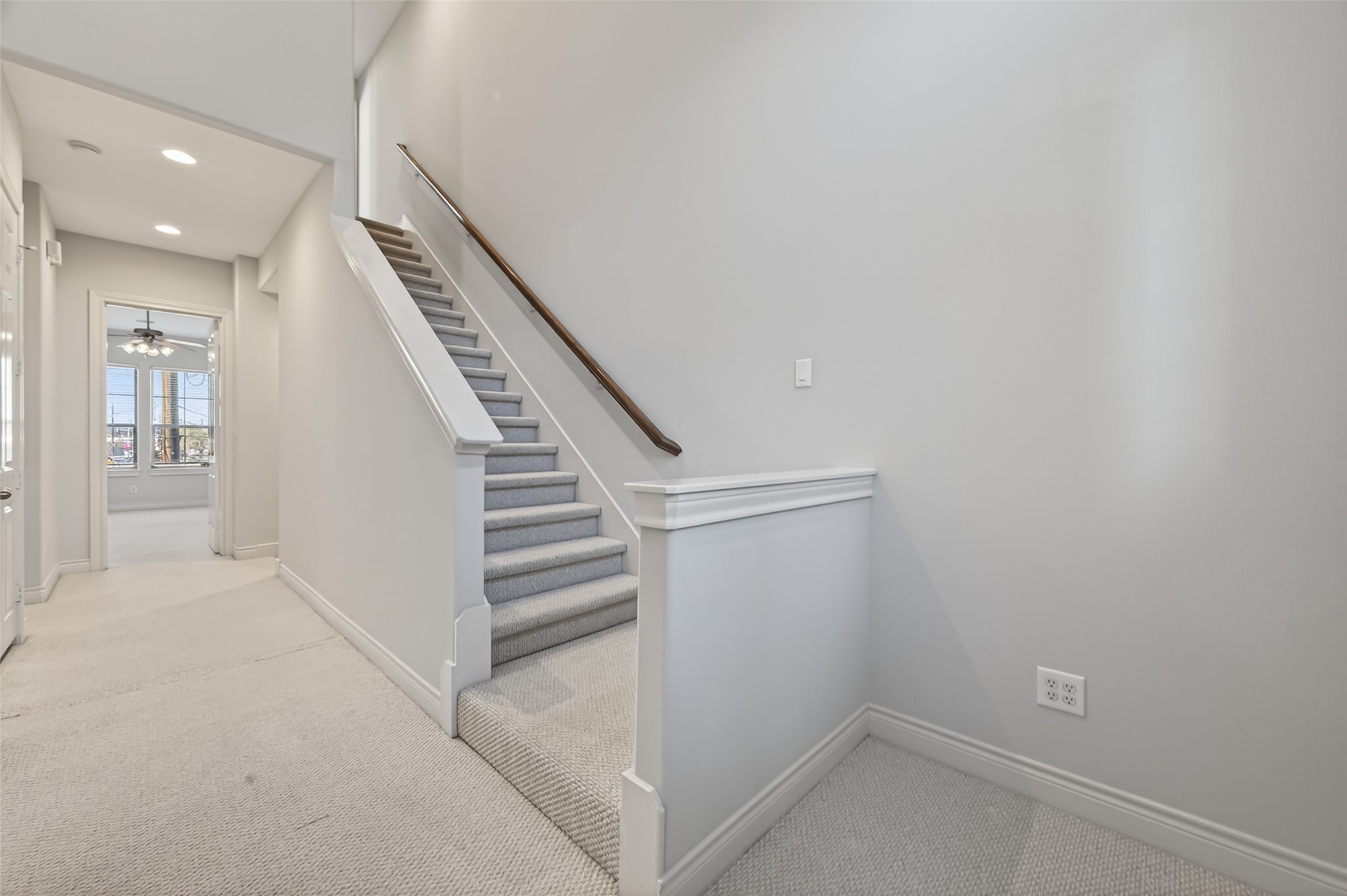 1105 Wagner Street Houston, TX 77007 - Photo 18 of 27 a view of hallway with stairs