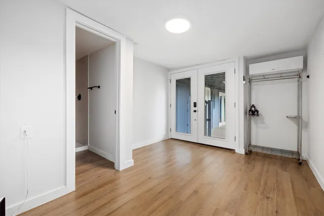 wooden floor in an empty room
