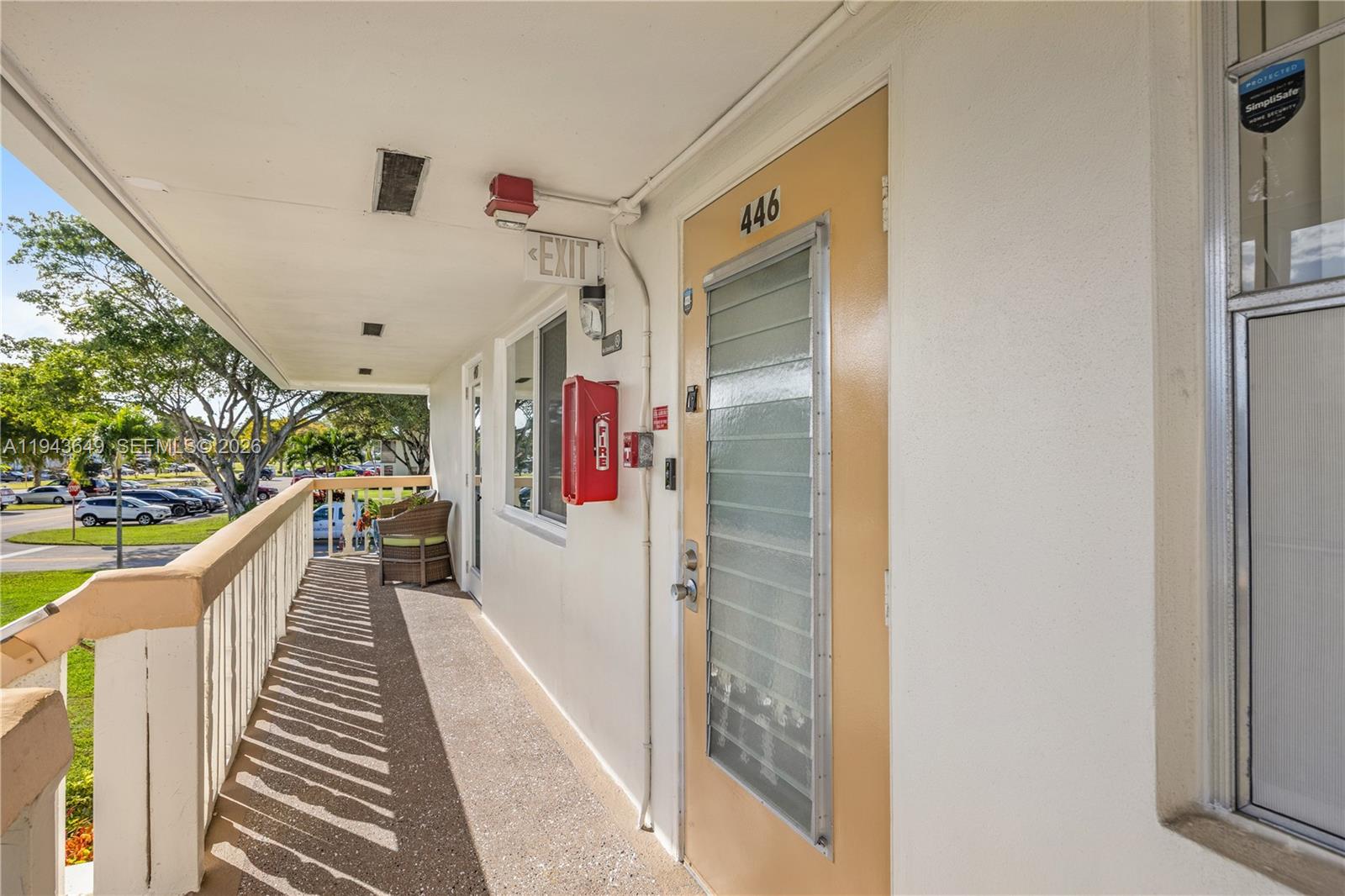 446 Durham O, Unit 446 Deerfield Beach, FL 33442 - Photo 21 of 26 a view of balcony