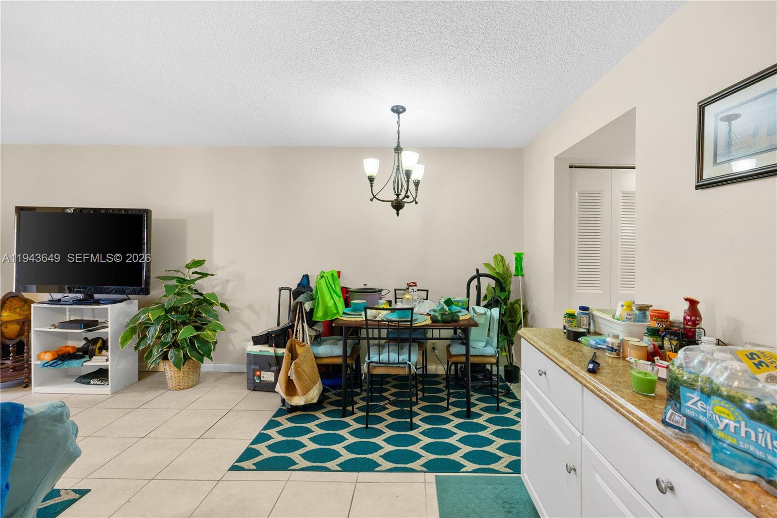 446 Durham O, Unit 446 Deerfield Beach, FL 33442 - Photo 9 of 26 a kitchen with a potted plant on the counter and a chair