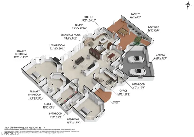 $1,900,000 | 2204 Glenbrook Way, Las Vegas, NV 89117