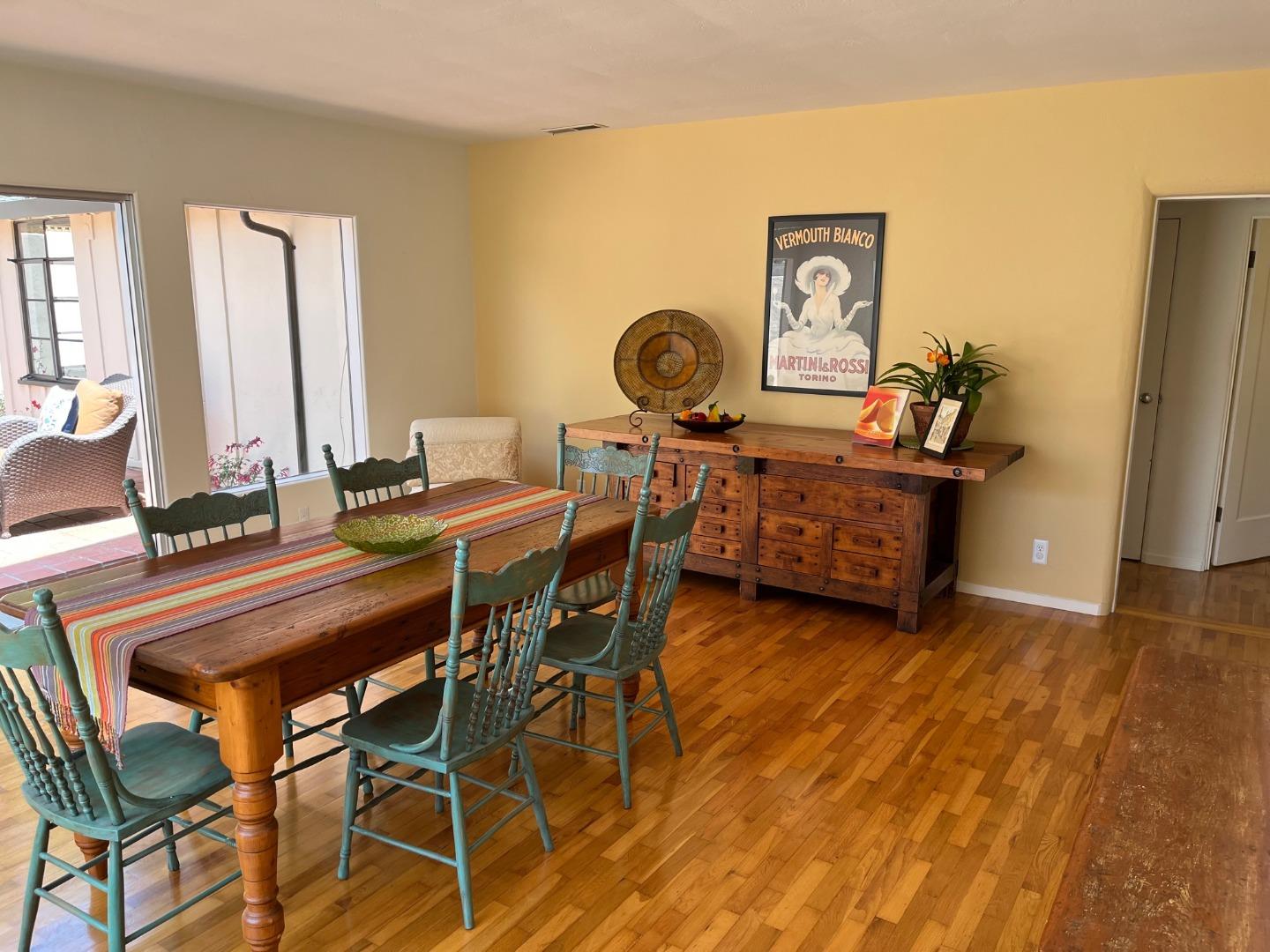 529 Monterey Drive Aptos, CA 95003 - Photo 10 of 32 a view of a dining room with furniture and a window